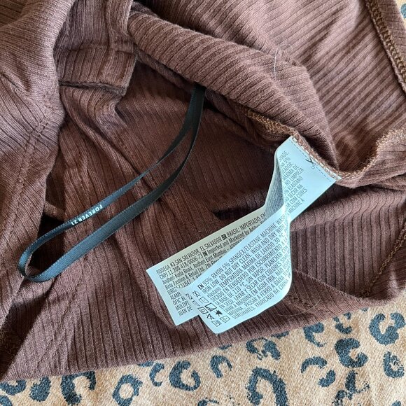 Forever 21 brown ribbed bodysuit - Picture 7 of 7